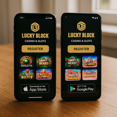 Lucky Block Casino - Browser Based Gaming - No Apps Required