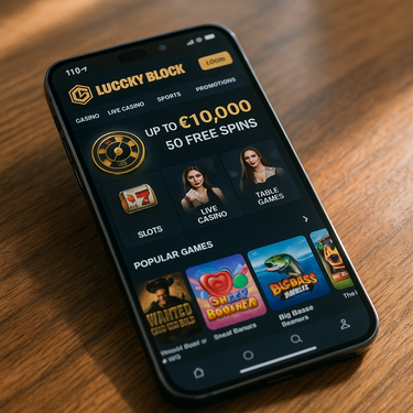 Lucky Block Casino - Mobile Gaming Experience - Belgium